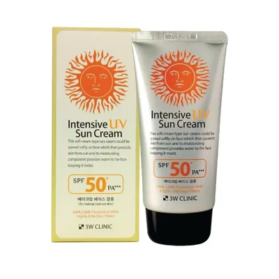 3W Clinic Intensive Sunblock Cream Pa+++ Spf 50 70Ml