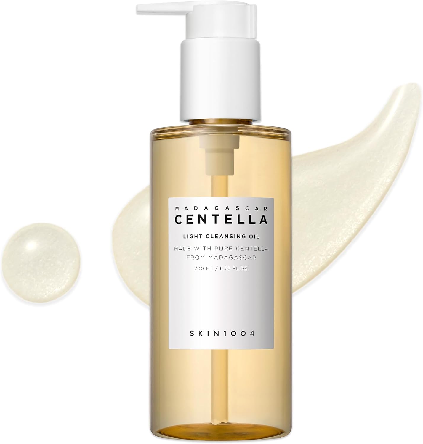 SKIN1004 Madagascar Centella Light Cleansing Oil 200ml | SKIN1004 Madagascar Centella Light Cleansing Guy Oil Makeup Remover Pore Stain Blackhead Pore Care...